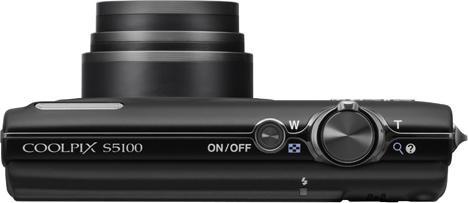 Image du produit Nikon Coolpix S5100, 12 MP, zoom 5x, vidéos HD, noir (1/2,3'')