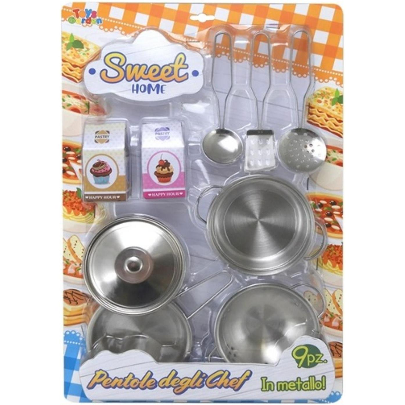 Garden Lights Blister Pentolini In Metallo