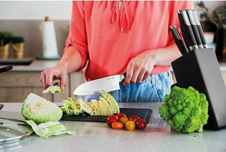 Actual product image BergHoff Santoku knife Leo Graphite 17.5 cm, Black (17.50 cm)