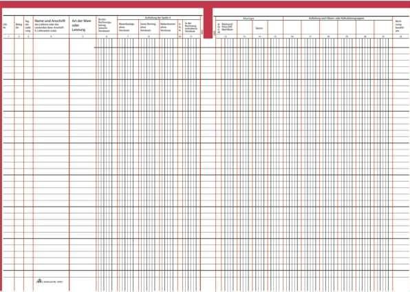 Produktbild Rnk Wareneingangsbuch A4 30BL (30 x)