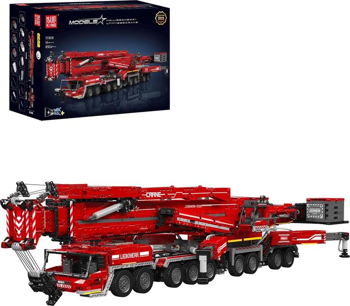 Actual product image Mould King LTM 11200 Crane - red