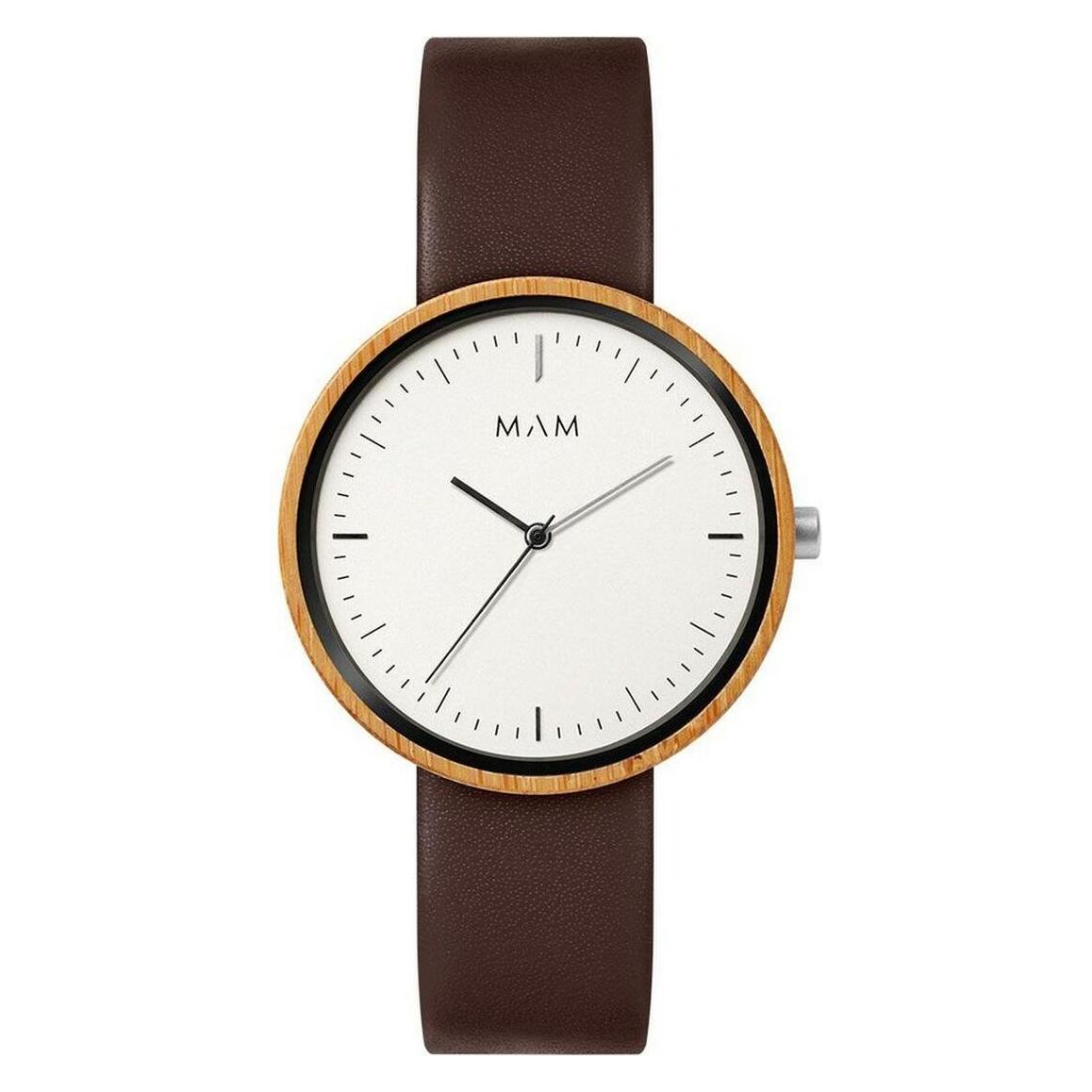 Mam, Armbanduhr, Unisex-Uhr MAM650 (Ø 39 Mm), Braun, (39 mm)