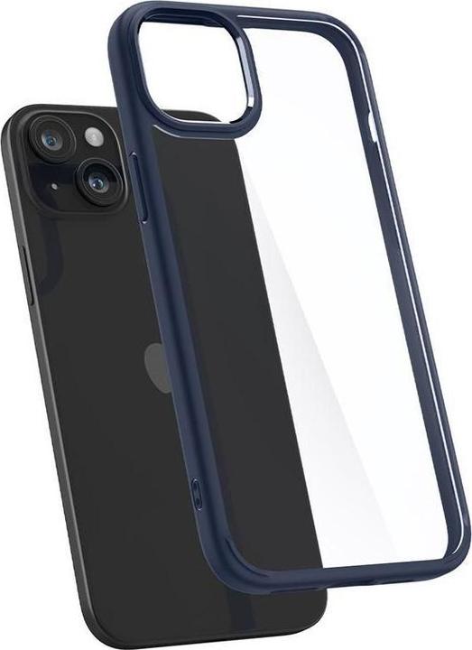 Actual product image Spigen Crystal Hybrid, navy blue - iPhone 15 Plus (Apple iPhone 15 Plus)