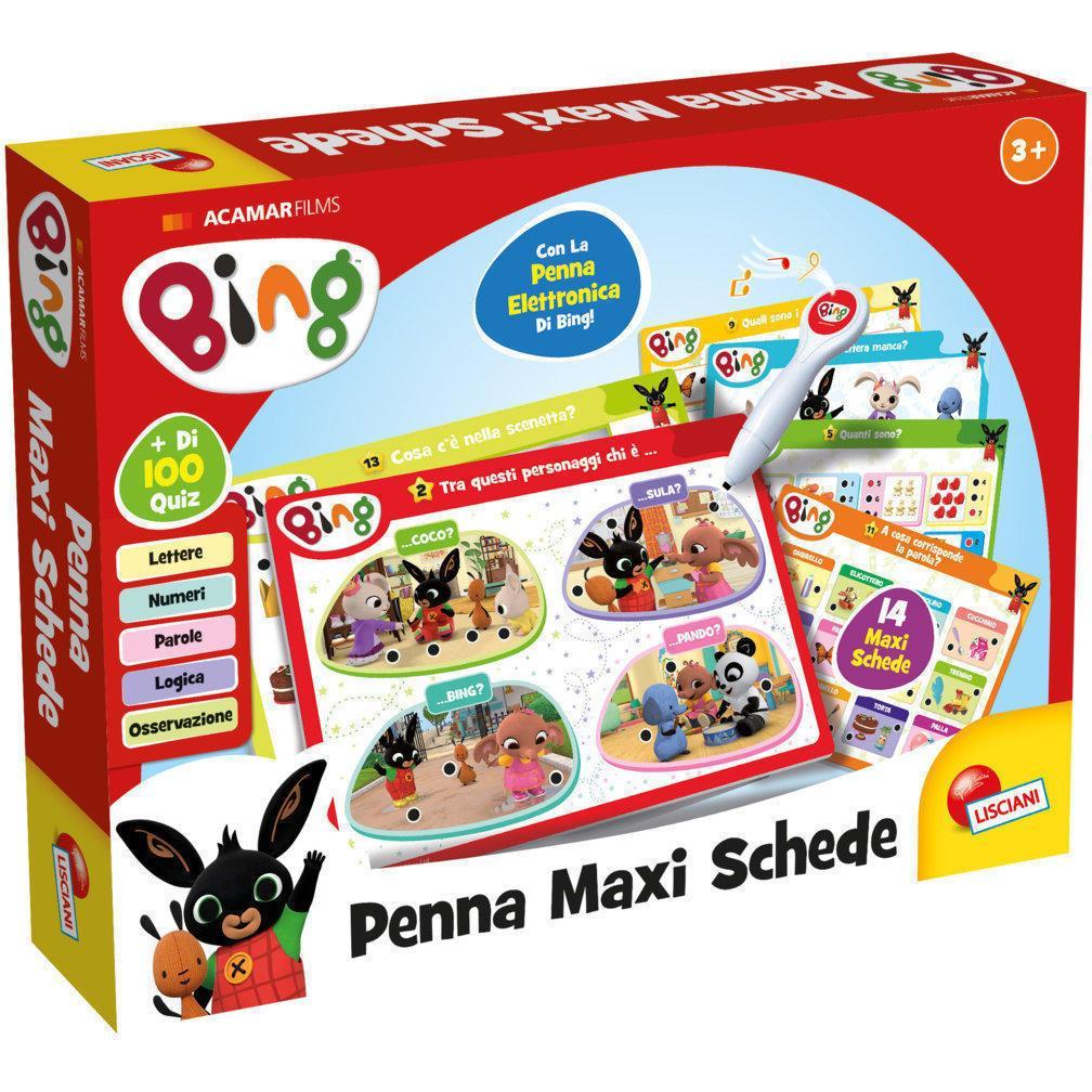 Lisciani Bing Penna Maxi Schede