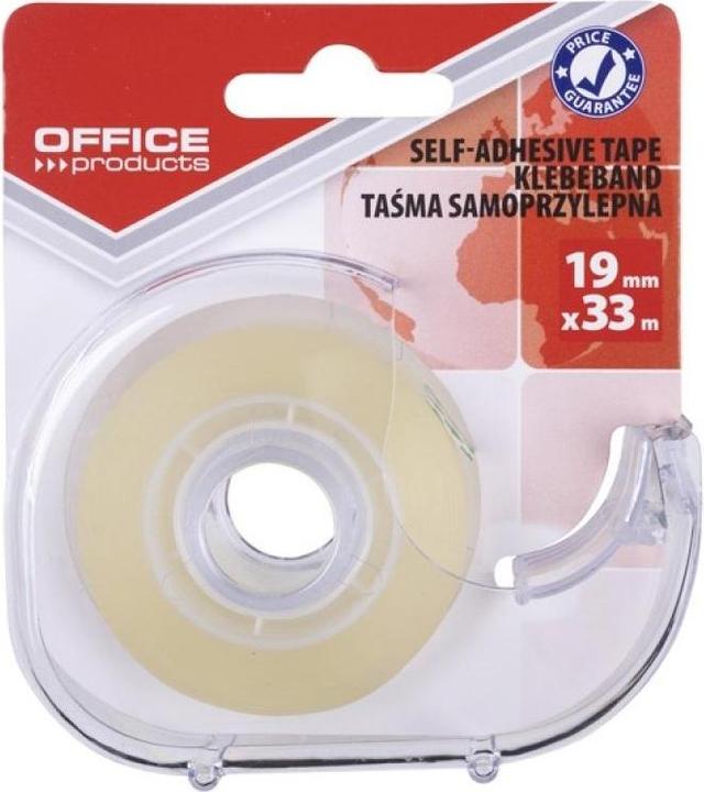 Image du produit Office Products Ruban adhésif de bureau, 19mm, 33m, distributeur, transparent (140 mm)
