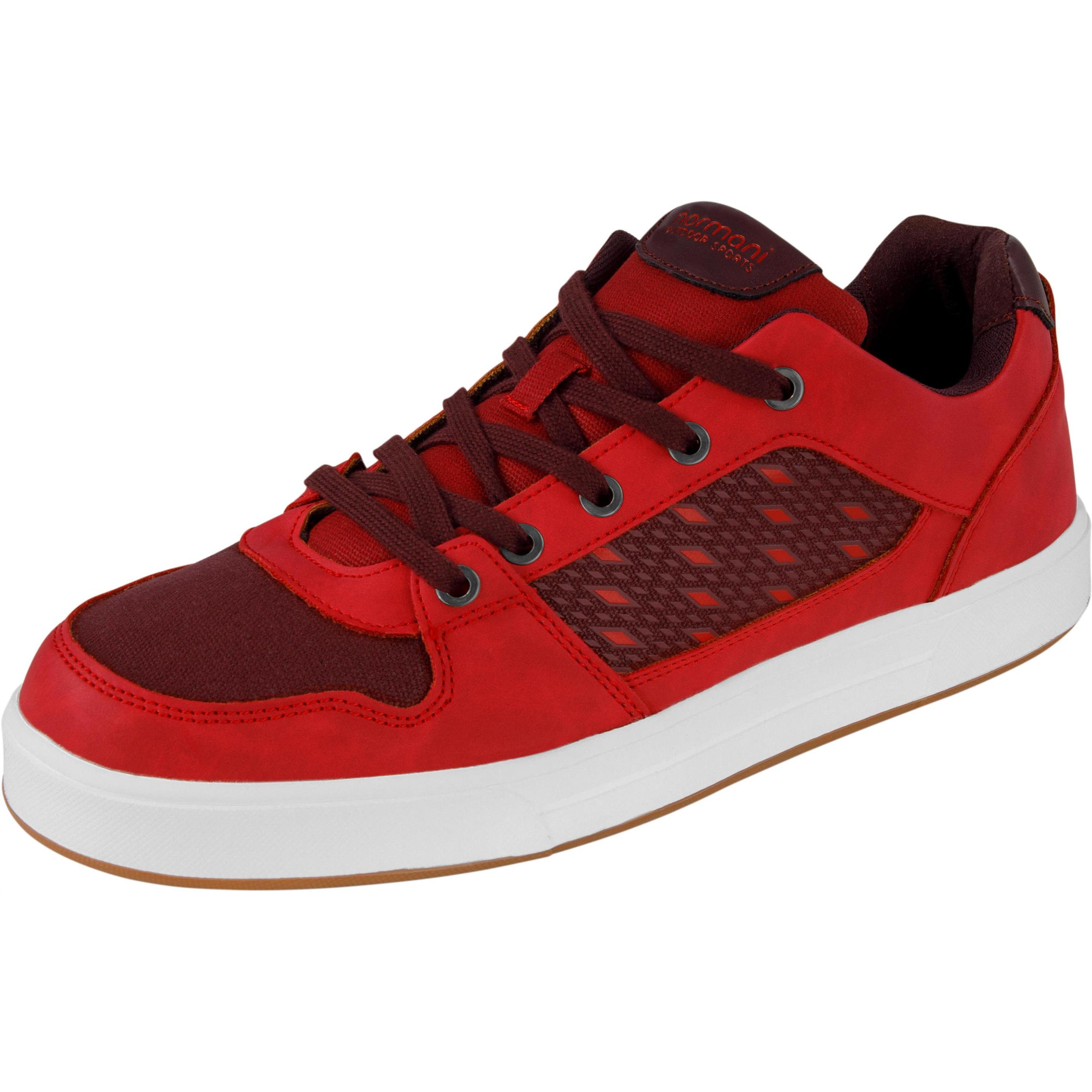 Normani, Herren, Sneaker, Sneaker Milwaukee, Rot, (37)