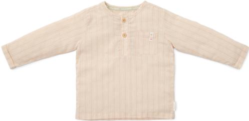Produktbild Little Dutch Leinen Shirt langärmlig Sand Stripes - 86 (86)