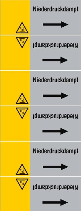 Energy Label Brady ISO 20560 Pipe markers - Gas