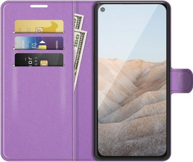 Produktbild MU Classic Litchi Leder Bookcover Series (Google Pixel 5a)
