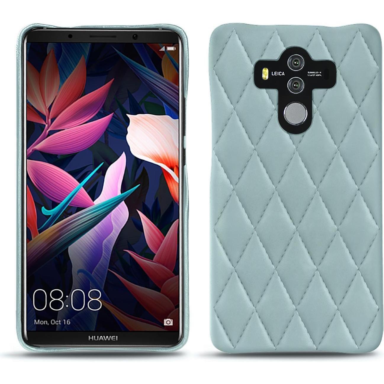 Noreve Lederschutzhülle (Huawei Mate 10 Pro), Smartphone Hülle, Blau