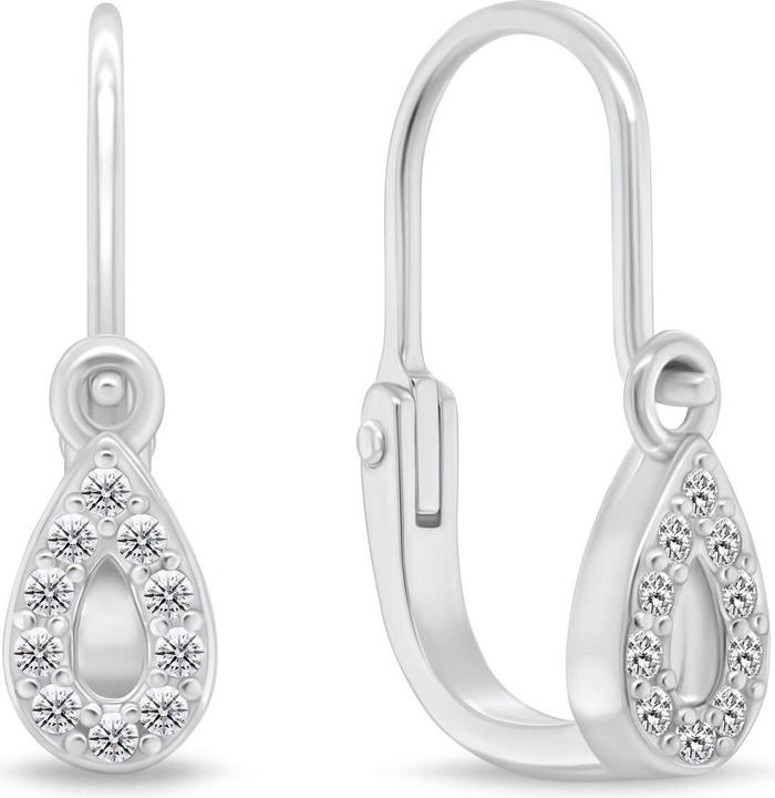 Immagine prodotto Brilio Argento - Orecchini in argento scintillante Gocce EA184W