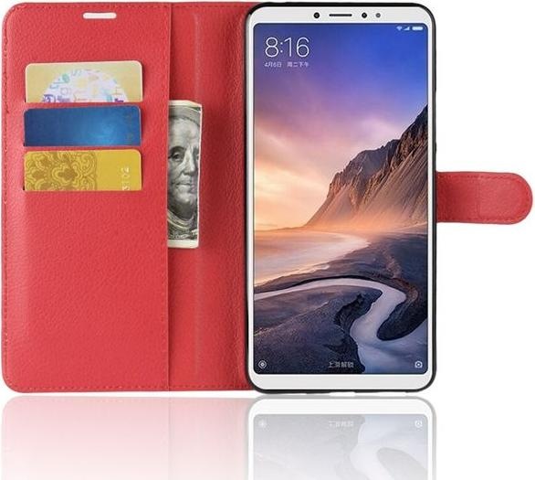 Produktbild MU Classic Litchi Leder Bookcover Series (Xiaomi Mi Max 3)