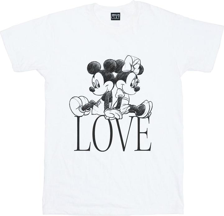 Produktbild Disney Mickey And Minnie Mouse Love TShirt Mädchen (140, 146)