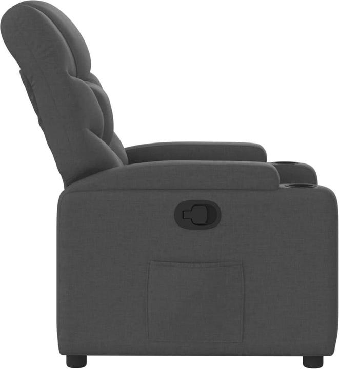 Immagine prodotto vidaXL Relaxsessel Dunkelgrau Stoff,Farbe: Dunkelgrau,Material