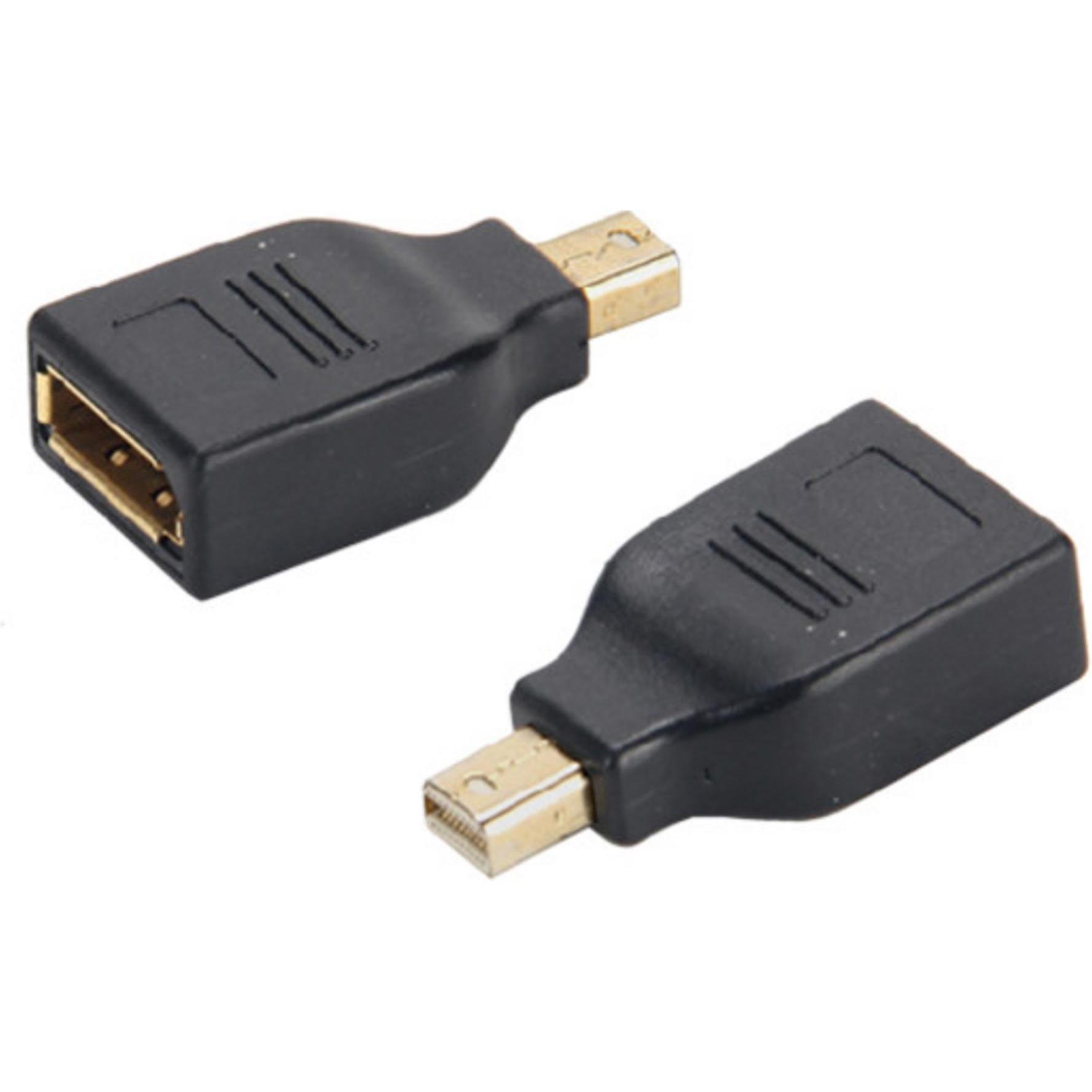 Shiverpeaks Adattatore Mini Displayport maschio a Displayport femmina (Mini DP), Adattatore dati + video, Nero