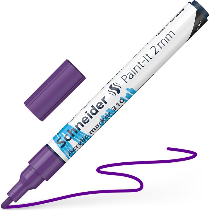 Image du produit Schneider Marqueur acrylique Paint-It 310 2mm violet (1 x)