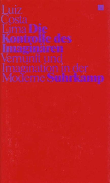 Produktbild Die Kontrolle des Imaginären (Deutsch, Luiz Costa Lima, 1990)