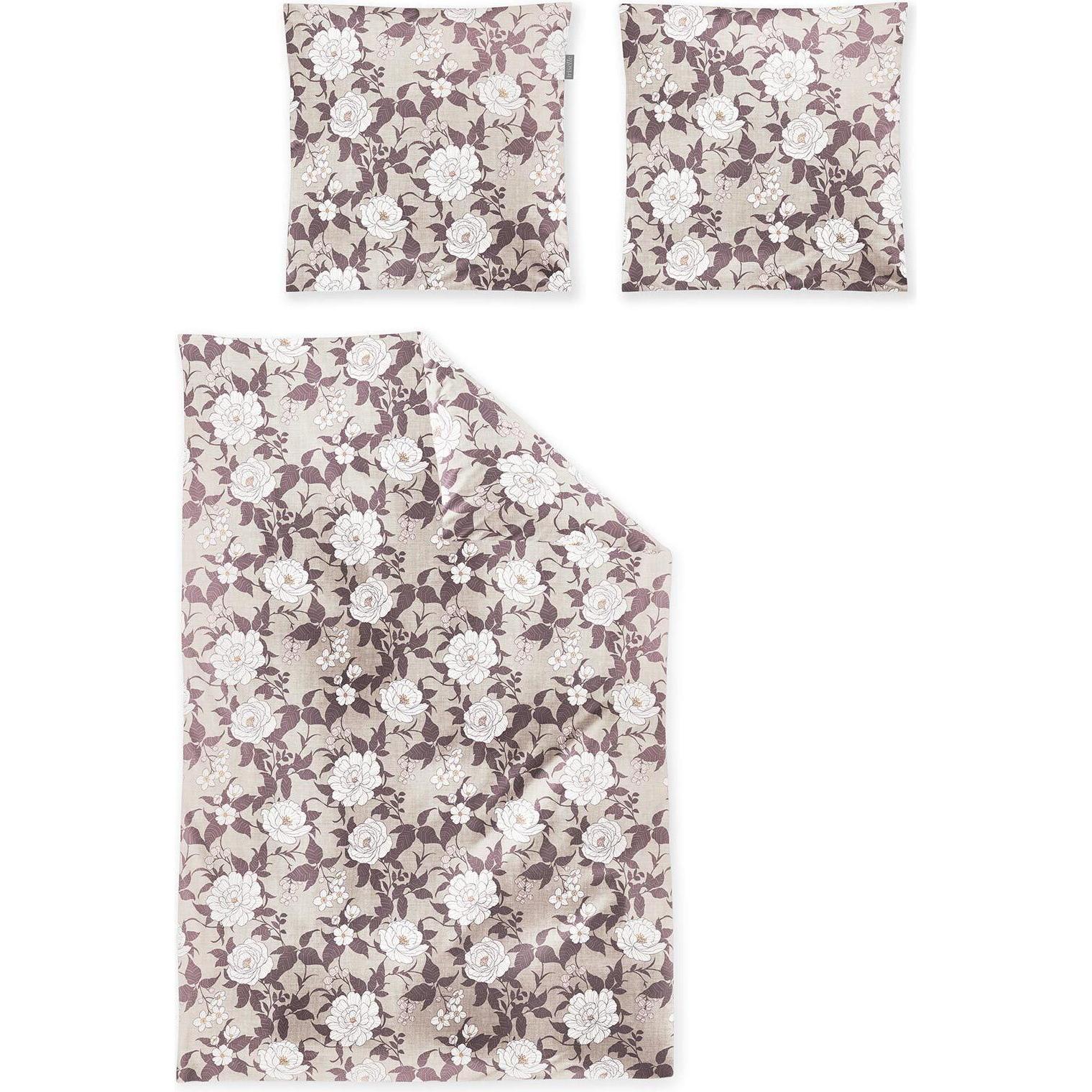 Irisette, Bettwäsche, Edel-Feinbiber Bettwäsche Koala rosa 8531 (Bettwäsche Set, 135x200 cm + 80x80 cm)