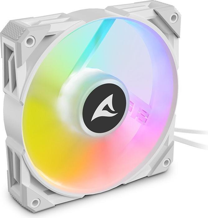 Actual product image Sharkoon Rebel F50 PWM ARGB White (120 mm)