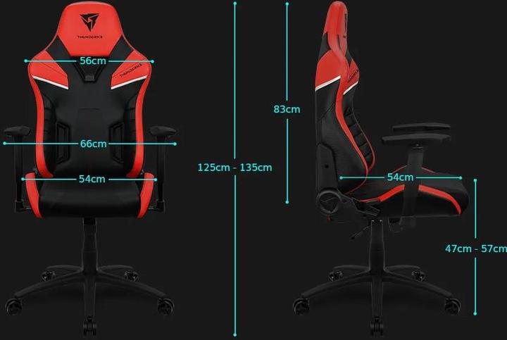 Immagine prodotto Thunder X3 Fauteuil compatibile TC5 (Noir/Blanc)