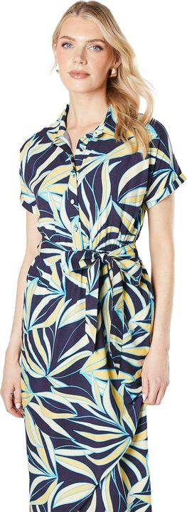 Image du produit Principles Robe midi enveloppante à imprimé feuilles pour femme/femme (38)