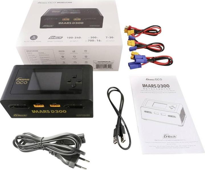 Image du produit Gens Ace IMARS D300 G-Tech Channel AC/DC 300W/700W RC Battery Charger-UE