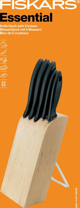 Produktbild Fiskars 1023782 Messerblock Schlitzmesserblock Holz