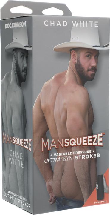 Actual product image Doc Johnson Chad White - ULTRASKYN Stroker - Ass