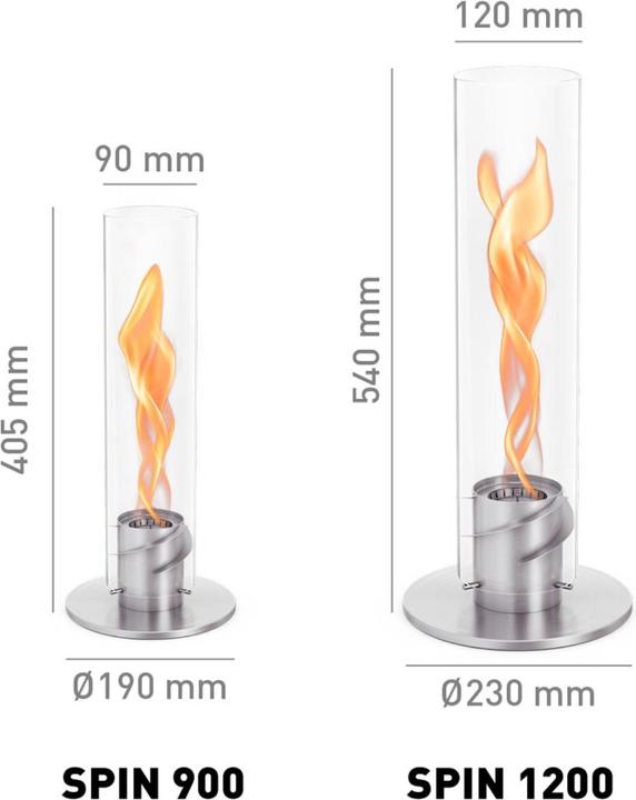 Image du produit Höfats SPIN 1200 Feu de table argenté