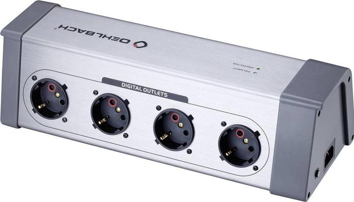 Produktbild Oehlbach XXL Powersocket 908 - 8-fach HighEnd Schuko-Netzleiste im Metallgehäuse (8x, 1.50 m)