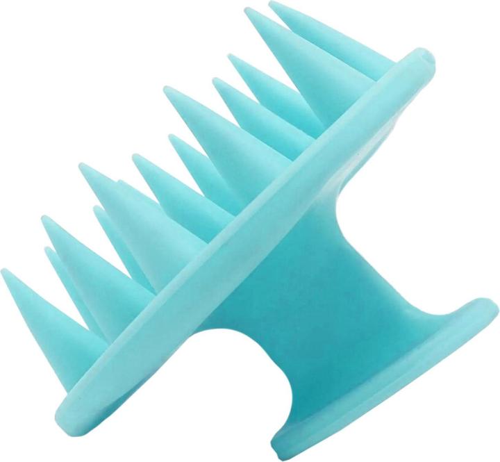 Produktbild JTI Silikonbürste für die Kopfhautmassage - Blau