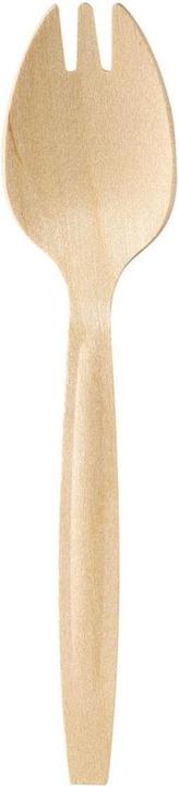 Actual product image Biopak Disposable spoons 100 pieces, light brown (100x)