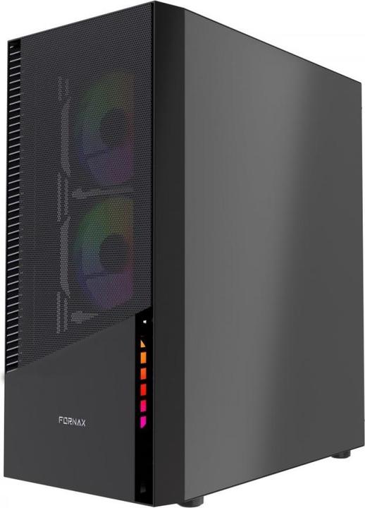 Actual product image Gembird PC case Midi-Tower Fornax 4300 ATX black (ATX)