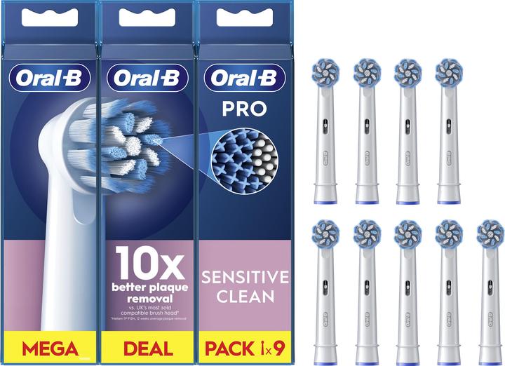 Produktbild Braun Oral-B Pro Sensitive Clean Ersatzbürstenköpfe (9 x)