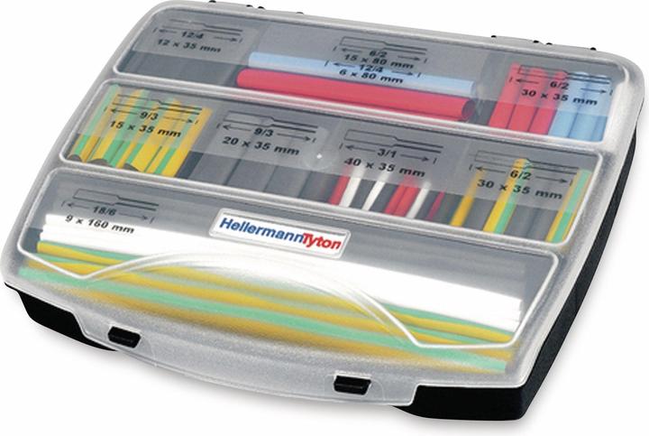 HellermannTyton Kit gaines thermorétractables universel (177 x)