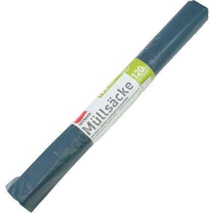 Produktbild Quickpack Müllsäcke 120L 5er 110x70cm blau (5x, 120 l)