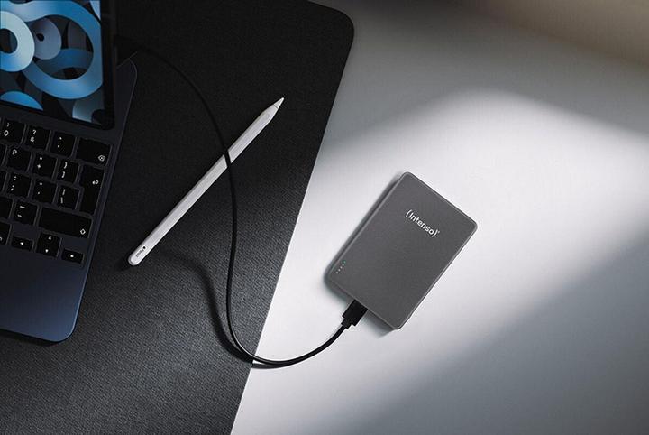 Actual product image Intenso Magn. Wireless Powerbank MW10000 10000 mAh Grey (10000 mAh, 20 W, 37 Wh)