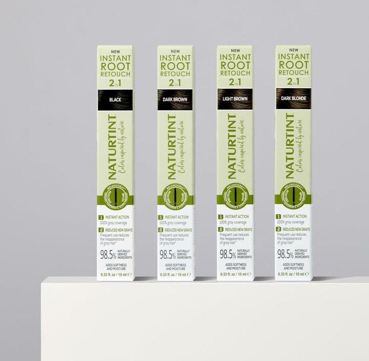 Produktbild Naturtint INSTANT ROOT RETOUCH temporärer Grauabdeckung 2 in 1 (Black)