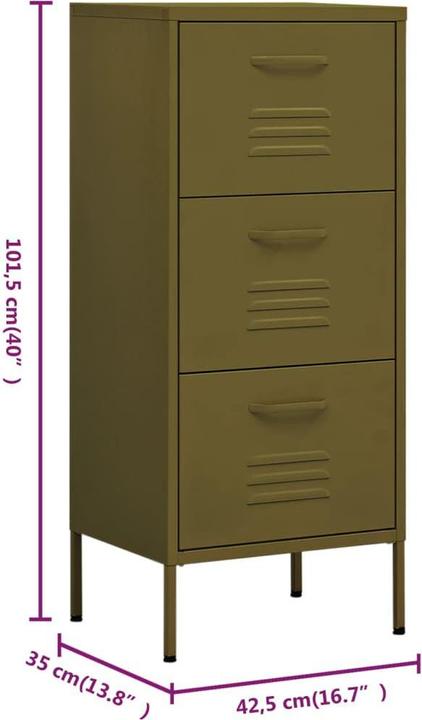 Image du produit vidaXL Nalren (42,5 x 35 x 101,5 cm)