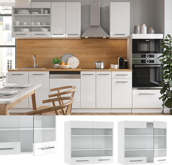 Produktbild Vicco Küchenglasschrank Fame-Line (80 x 34.10 x 72 cm)