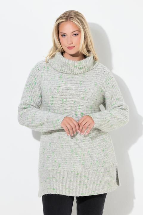 Produktbild Ulla Popken Pullover, Spaceyarn-Effekt, Rollkragen, Langarm (46, 48)