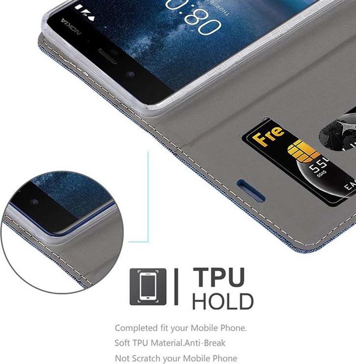 Actual product image Cadorabo Book Jeans Optics Cover (LG Stylus 3)