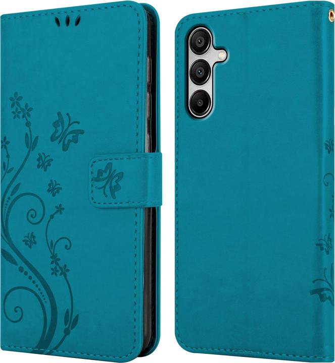 Produktbild Cadorabo Hülle für Samsung Galaxy A16 mit Blumen Muster (Samsung Galaxy A16)