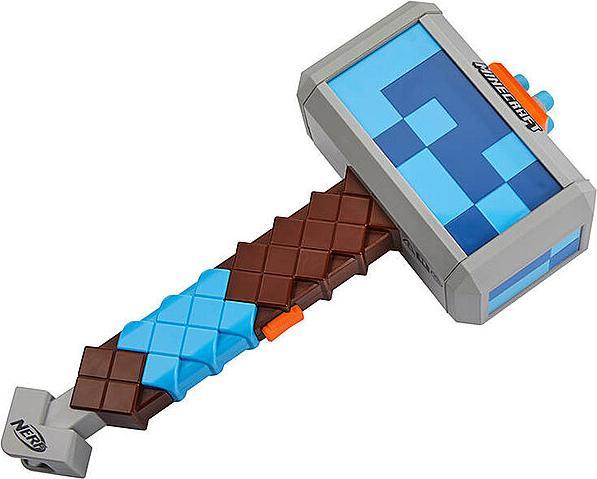 Produktbild Nerf Darts abfeuernder Minecraft Stormlander Hammer