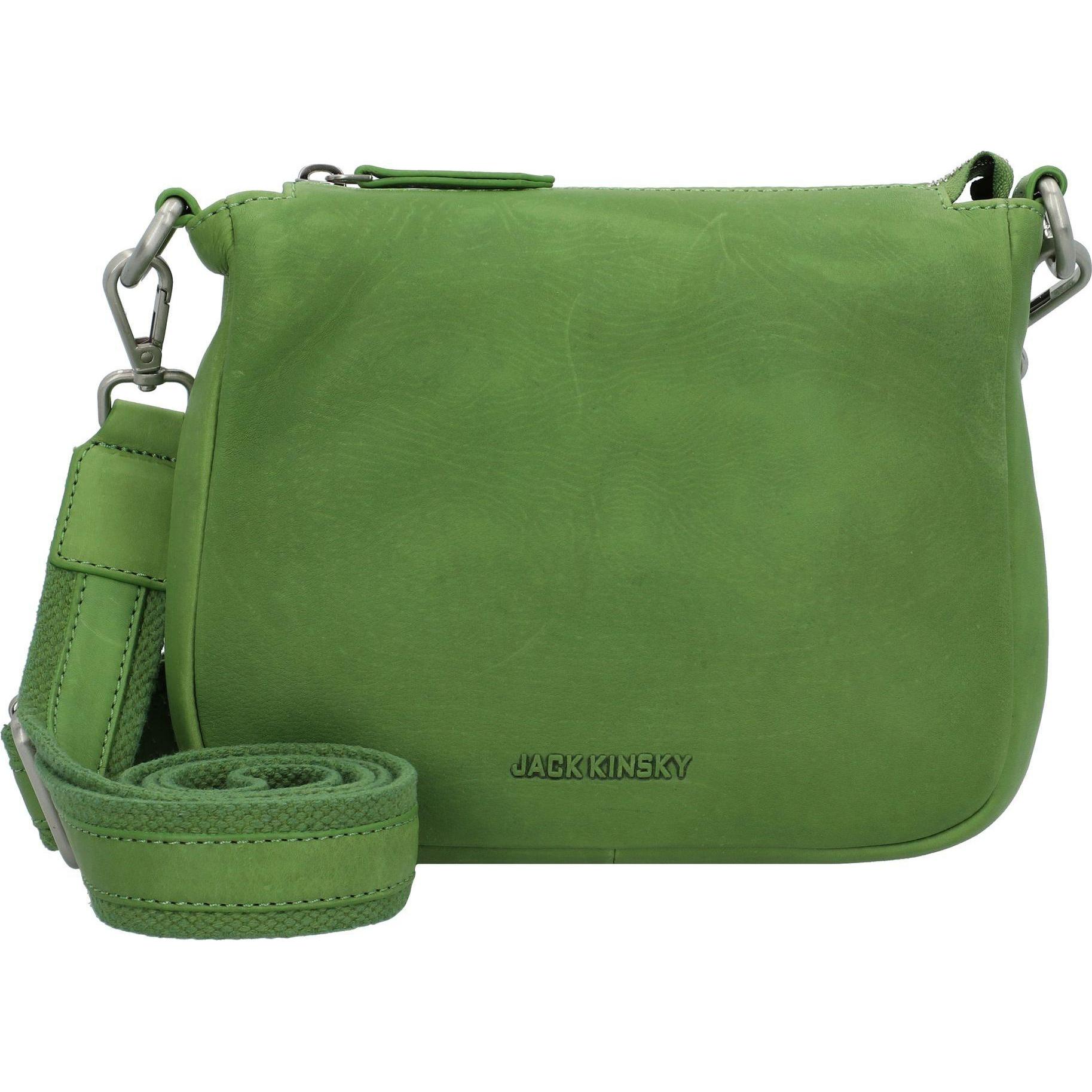 Jack kinsky, Handtasche, Aruba 3 Umhängetasche Leder 20 cm, Grün