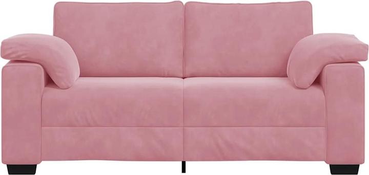Produktbild vidaXL Zweisitzer-Sofa Rosa 140 cm Samt