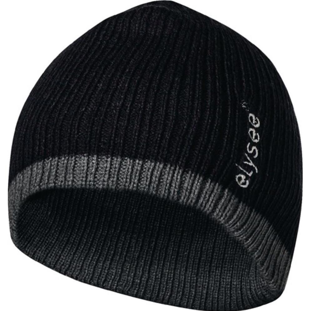 Elysee, Herren, Mütze, Strickmütze Ole universal schwarz/grau, Schwarz