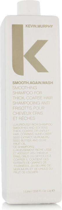 Kevin Murphy Anti-frizz shampoo for thick and unruly hair Smooth Again Wash - 1 litre (1000 ml, Liquid shampoo)