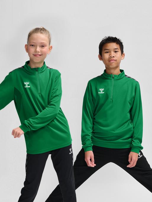 Produktbild hummel Hmlauthentic Half Zip Sweat Kids (116)