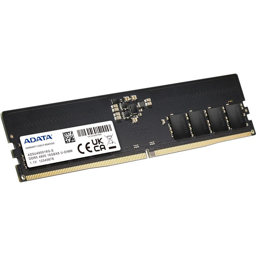 Thumbnail - Adata Premier DDR5-4800, CL40, On-Die ECC - 16 GB (1 x 16GB, 4800 MHz, DDR5-RAM, DIMM), RAM, Schwarz
